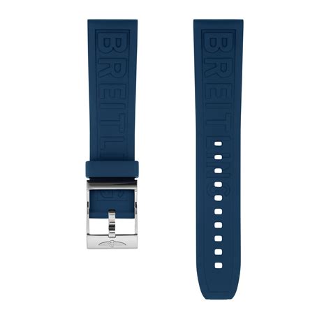 breitling diver pro 3 rubber strap blue|Breitling Blue Diver Pro Rubber Strap (22mm) .